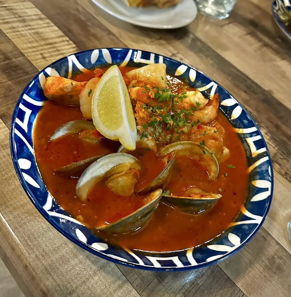 Shrimp and Clams in Tomato Sauce
